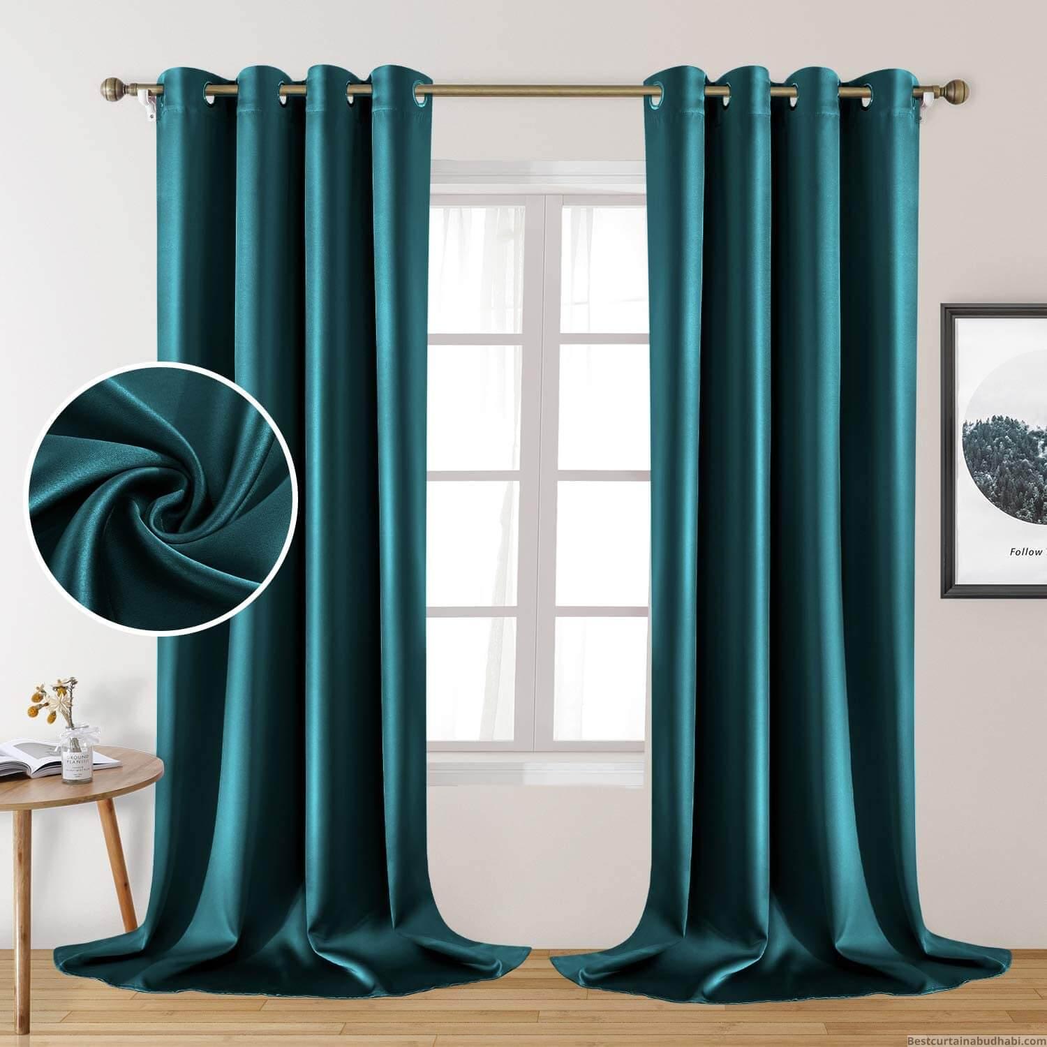 silk curtains